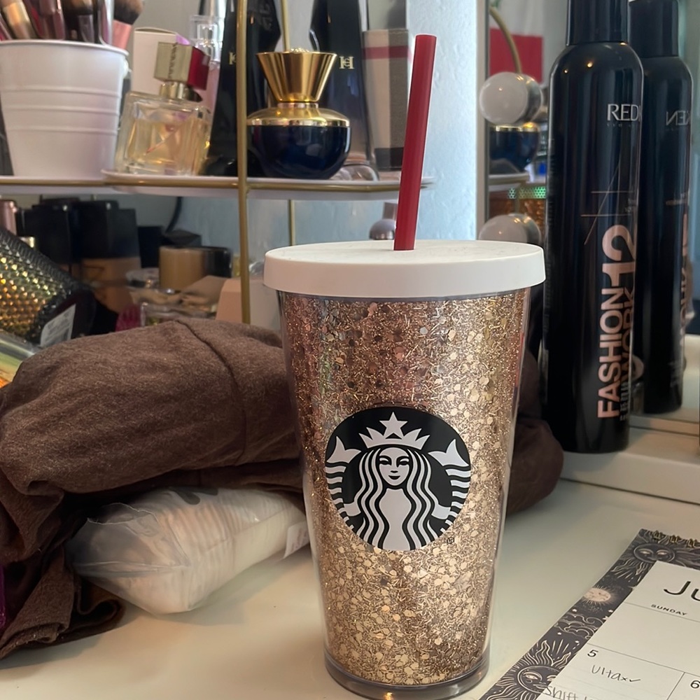 New gold Starbucks tumbler